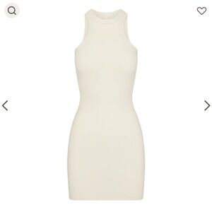 SKIMS Cream tank soft lounge Dress